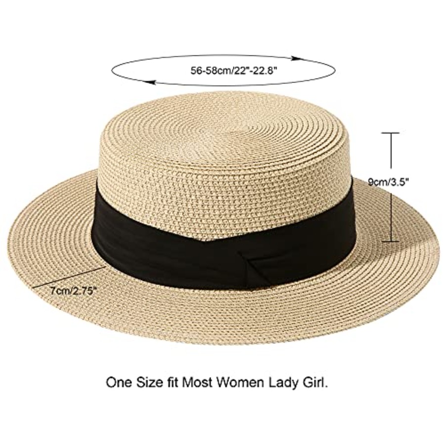 Lanzom Sun Hats for Women Wide - Packable Hat Nylon 评论和价格