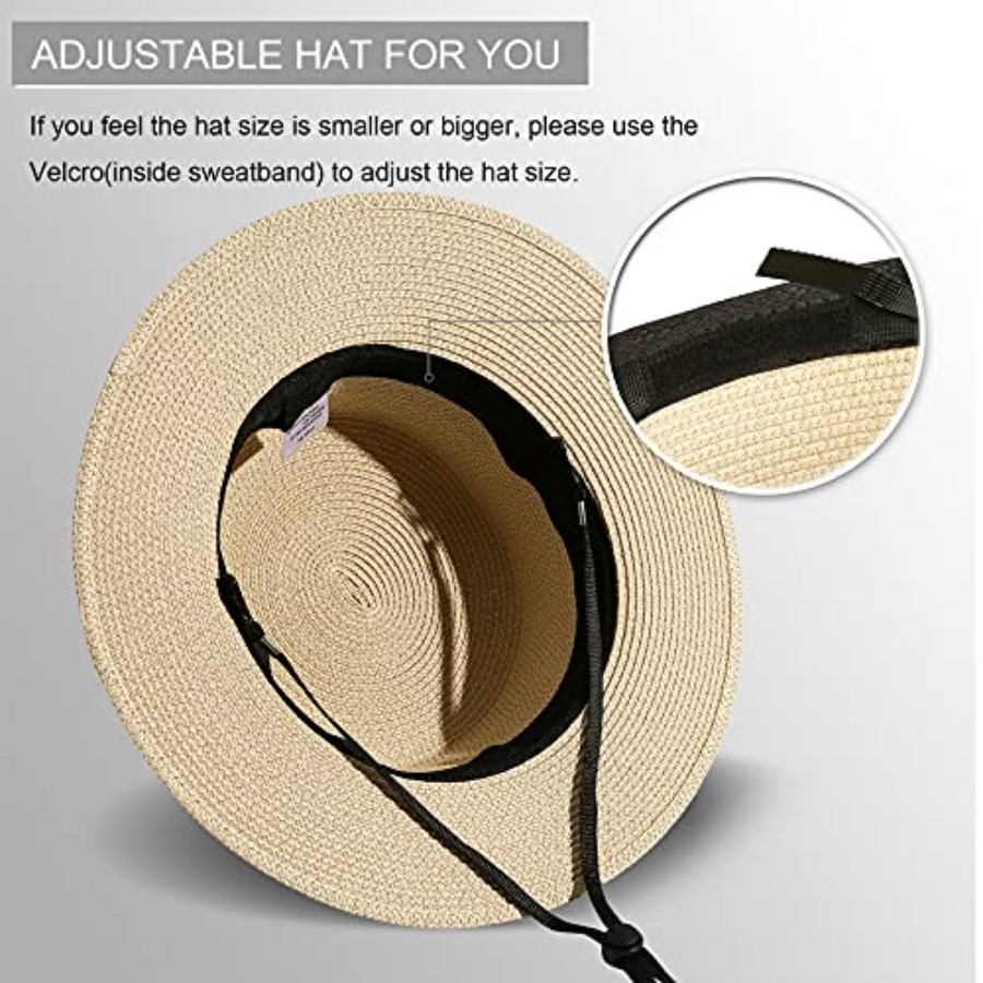 Lanzom Sun Hats for Women Wide - Packable Hat Nylon 评论和价格