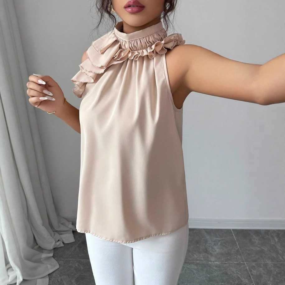 Summer New Women Blouses Fashi - Shirt Camp Collar 评论和价格